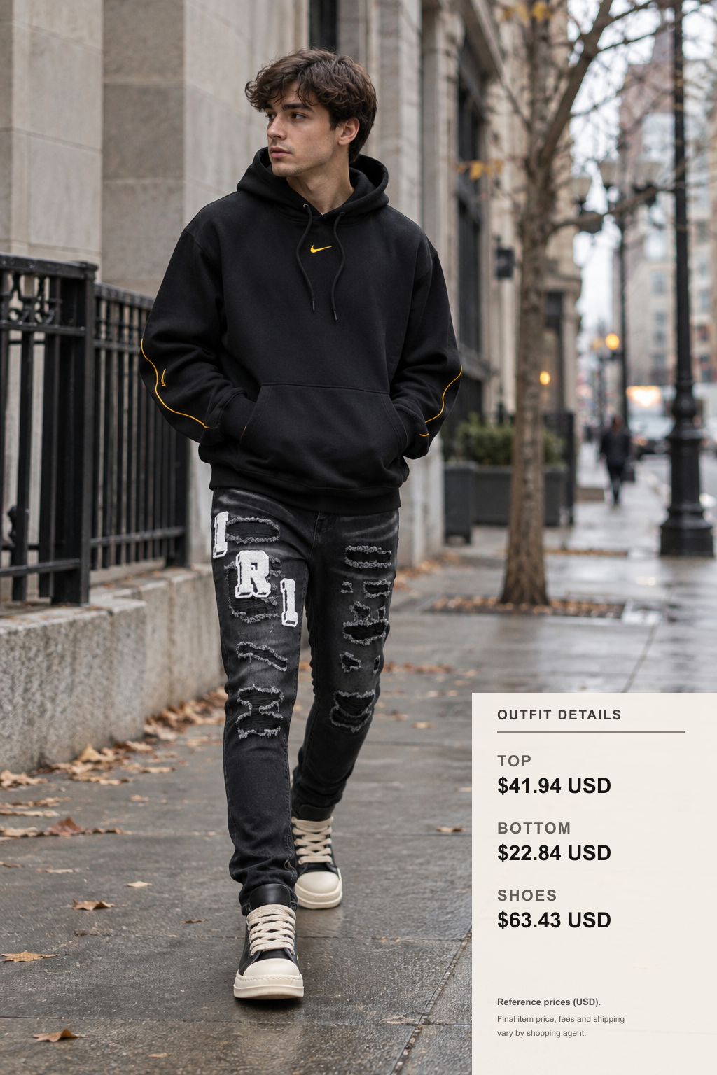 Fred Knitwear Accessory Styling outfit 1 full-body street style for fashionreps