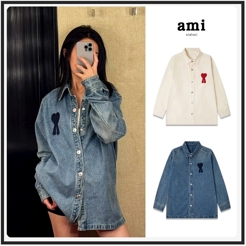 Ami Paris Heart-Embroidered Denim Jacket Review: A $45.97 Trucker Benchmarked Against the Original's 62 cm